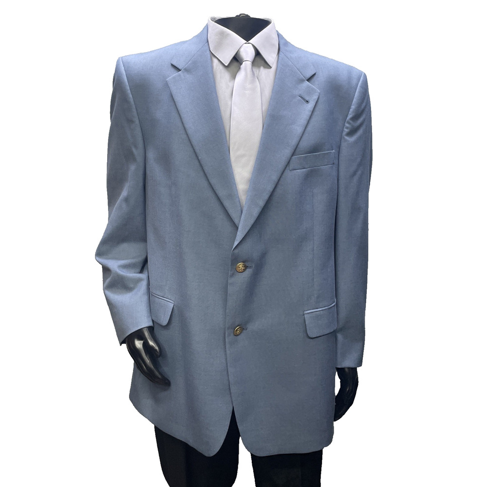 Vintag Jack Nicklaus Tournament Series Golf Blazer Blue 48R Sport Coat 2-Button